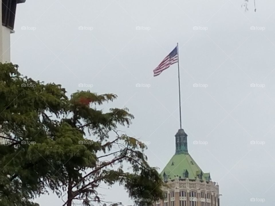 Flag in San Antonio