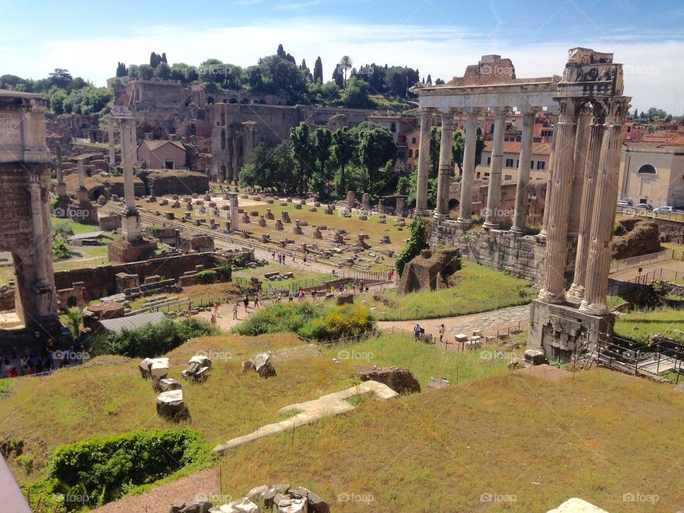 Roman Ruins; Rome, Italy. May 2016 