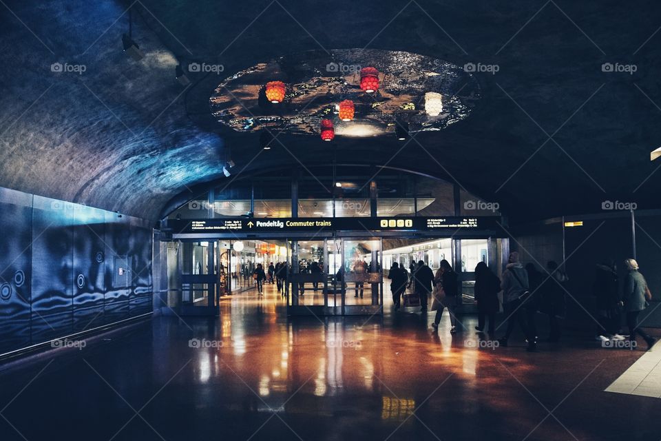 Underpass to the subway