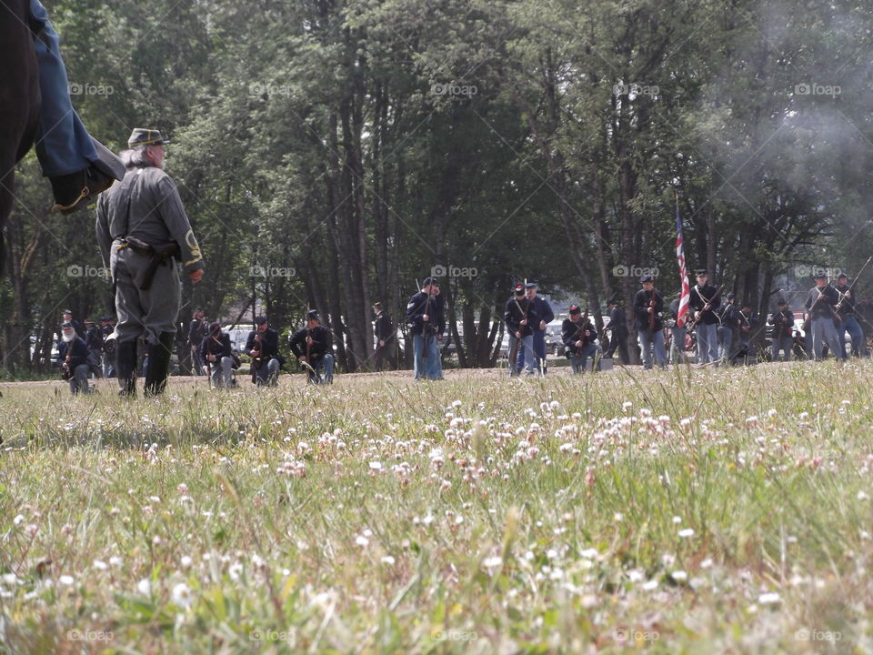 Civil War reenactment