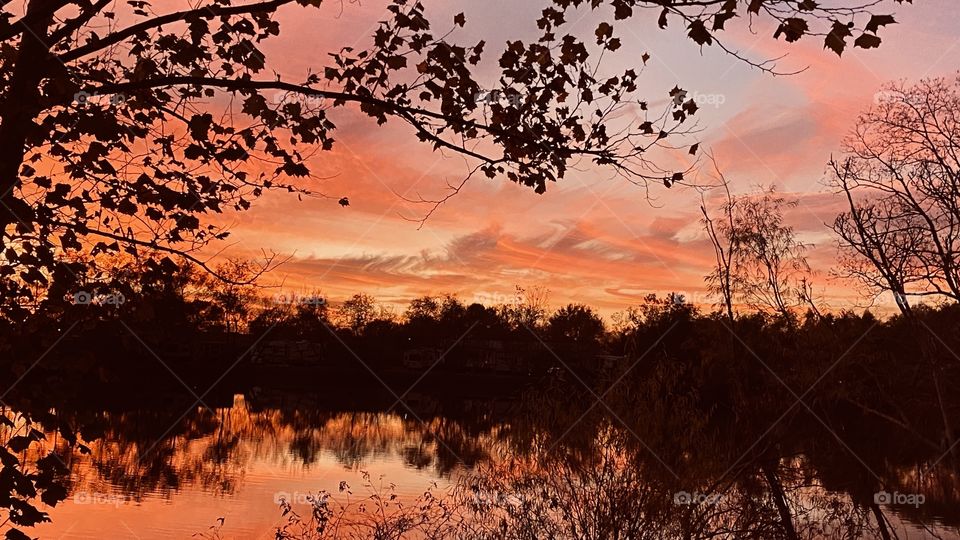 Twilight is here Beautiful Colours many of them. Geometrical lines colours abstracts everything that is of the mighty Sunset. 