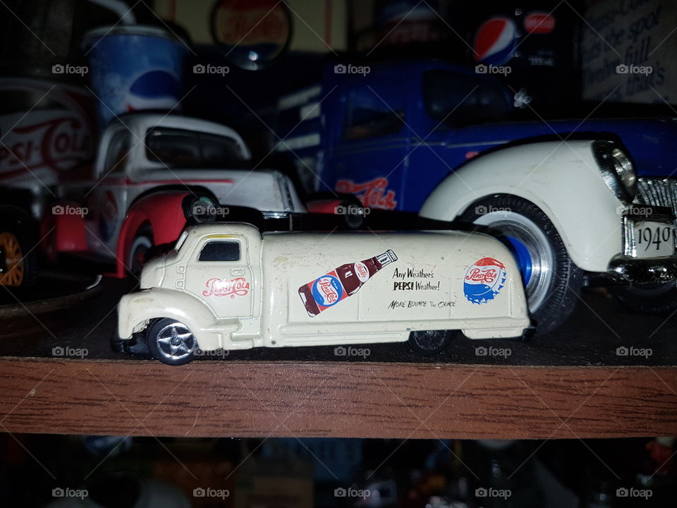 Pepsi cola toy car