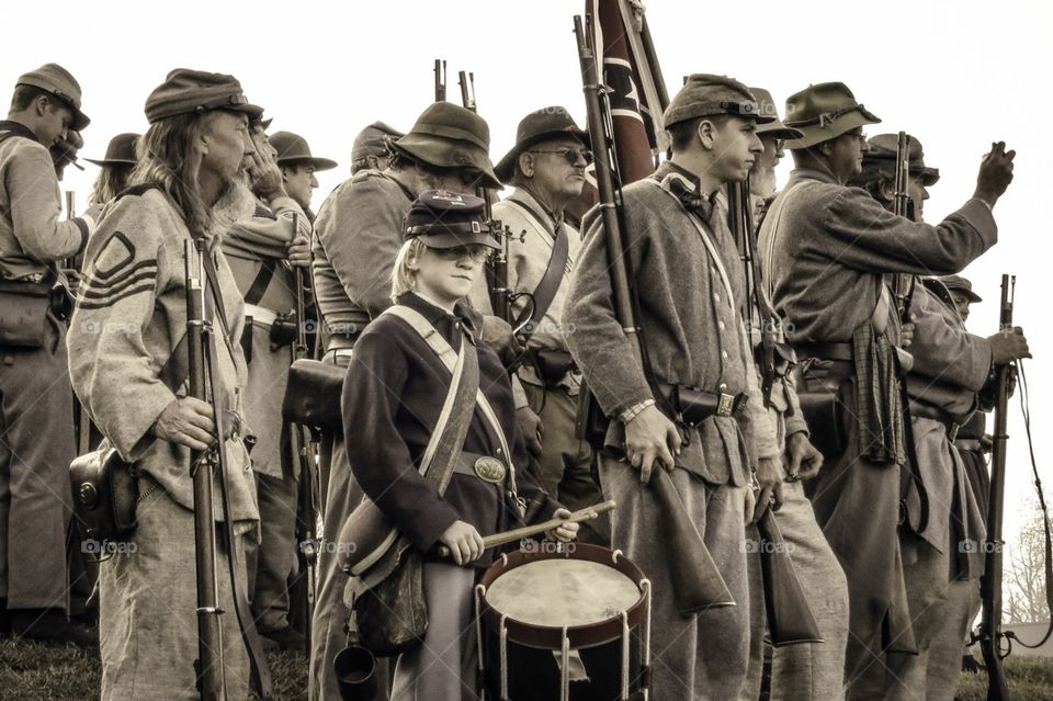 American Civil War Reenactment in Virginia 