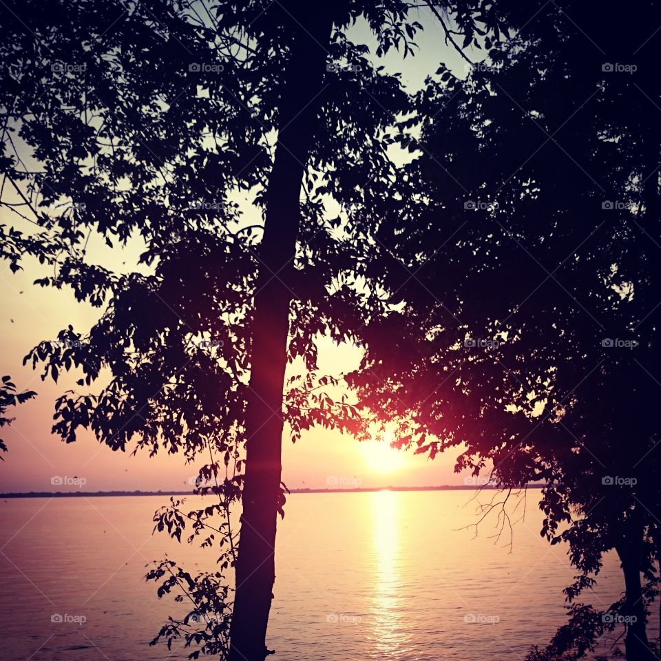 sunset Lake Champlain