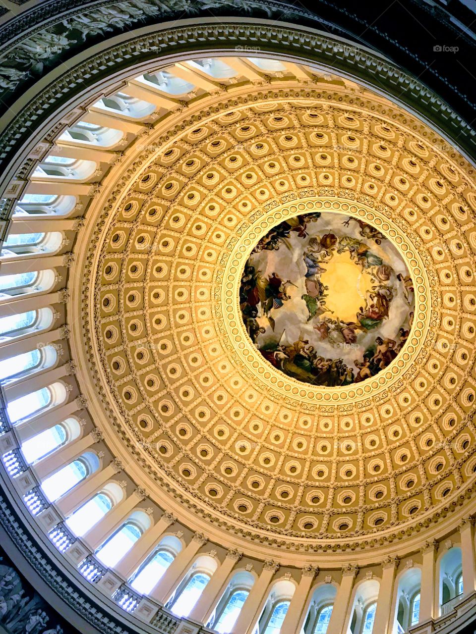 The US Capitol Rotunda 