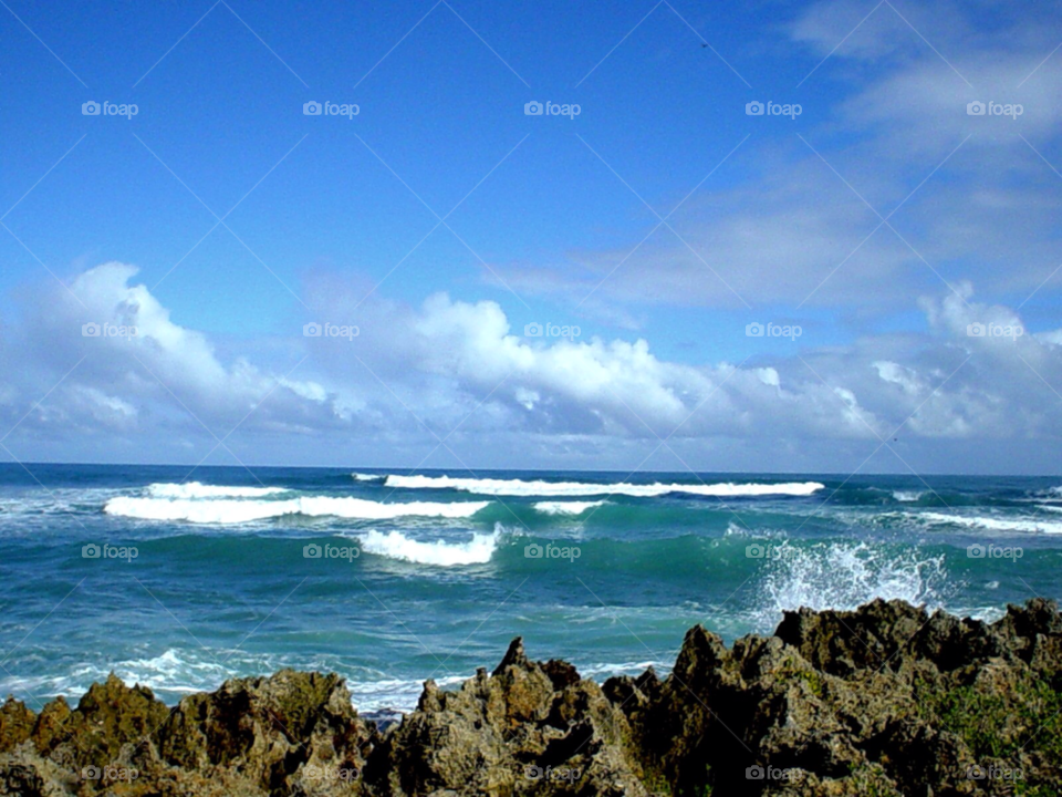 dominican republic ocean blue water by lagacephotos