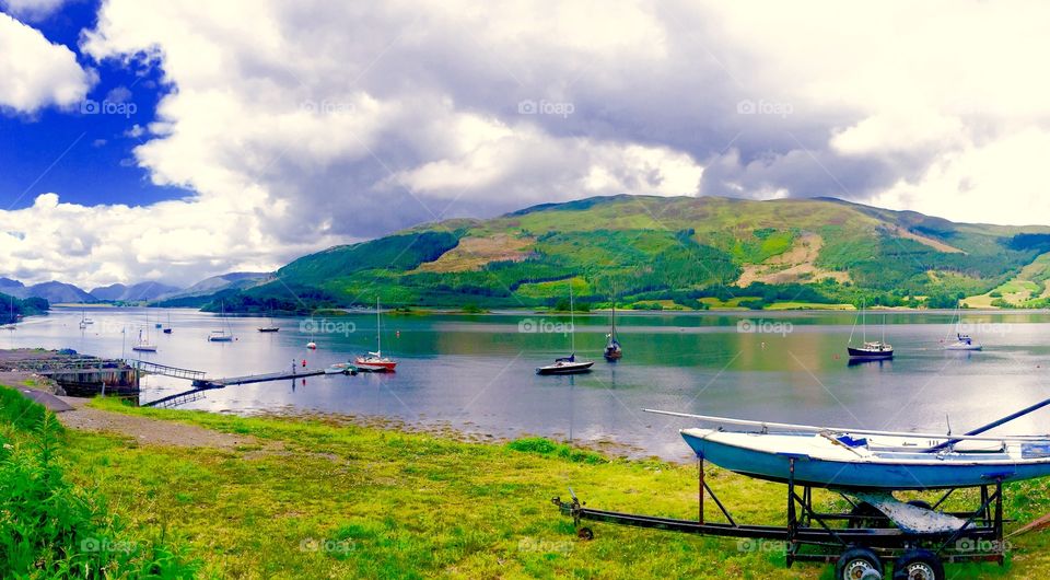 Beautiful Lake in Scotland