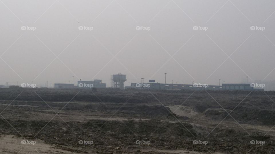 construction site blank land