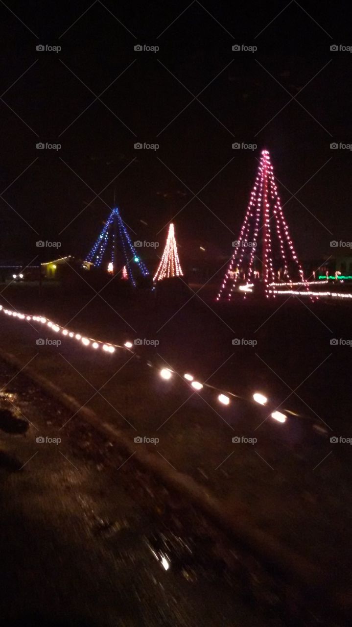 Christmas tree lights 