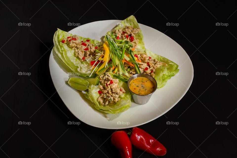 Chicken Lettuce Wraps