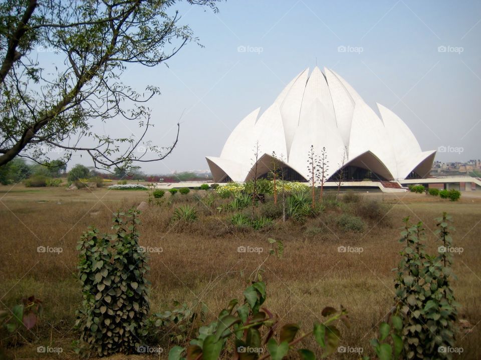 Architecture. Baha'i Lotus Temple