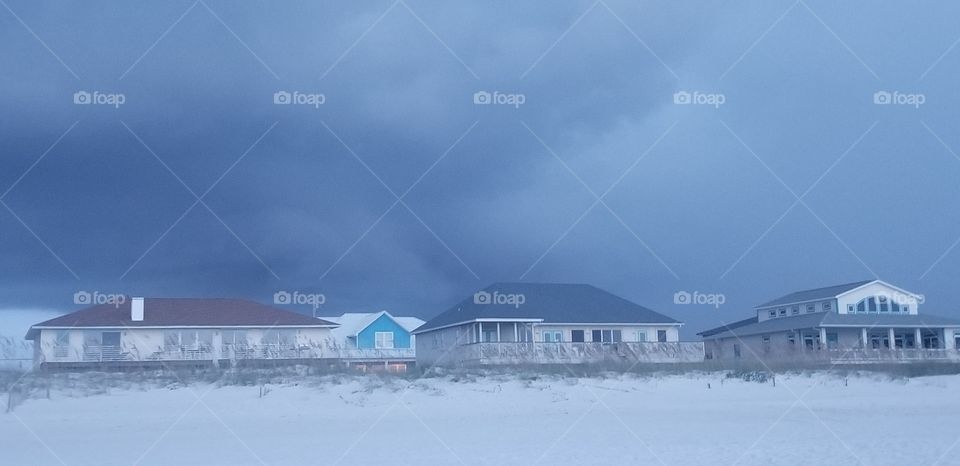 Storm at pensacola beach Florida