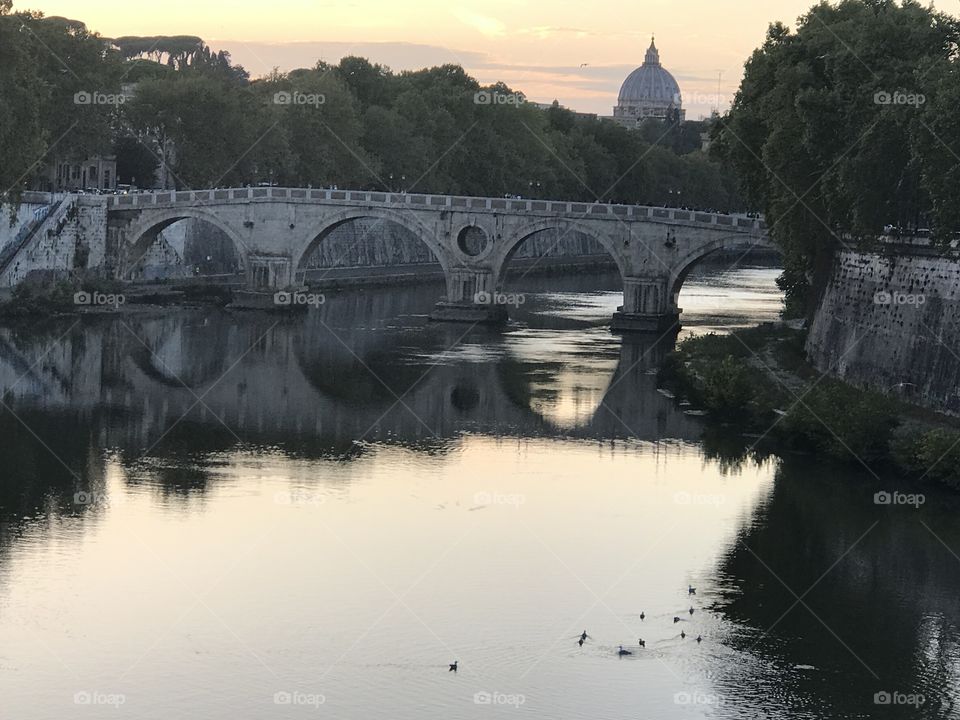 Bridge across the Tiber