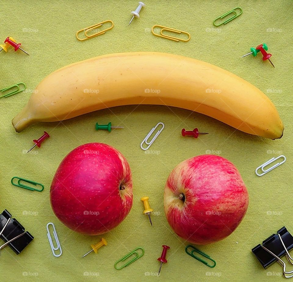 School snack🍌 Fruits 🍎🍎