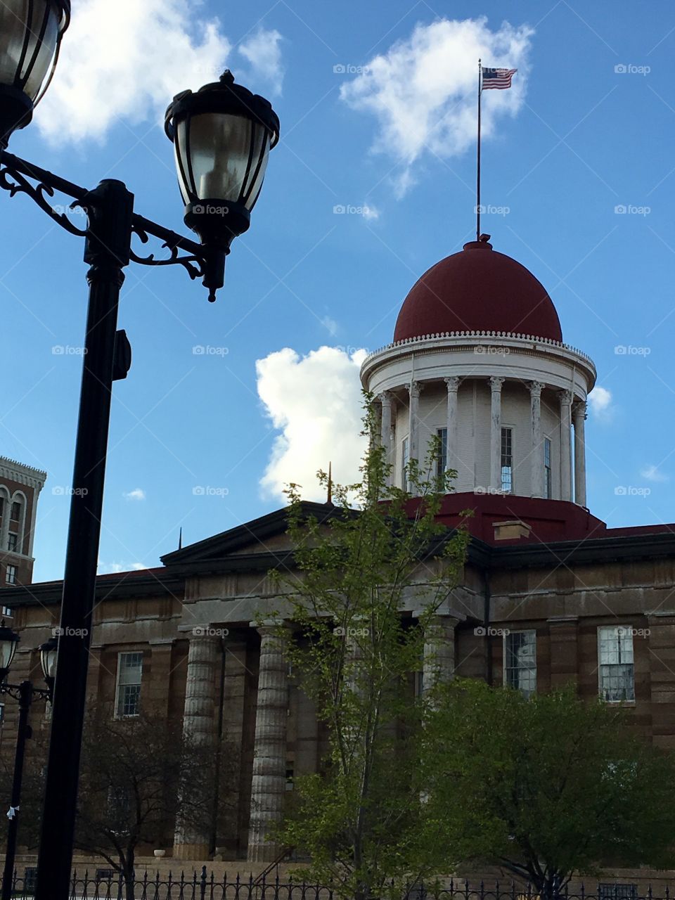 Old Capitol Building in Springfield, Illinois 