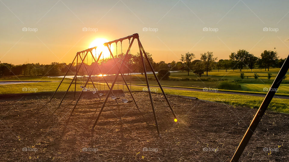 Playground Sunset