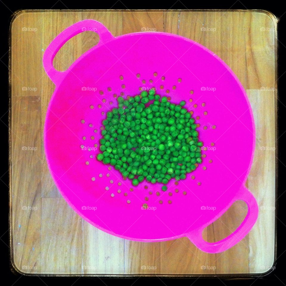 Cooked peas
