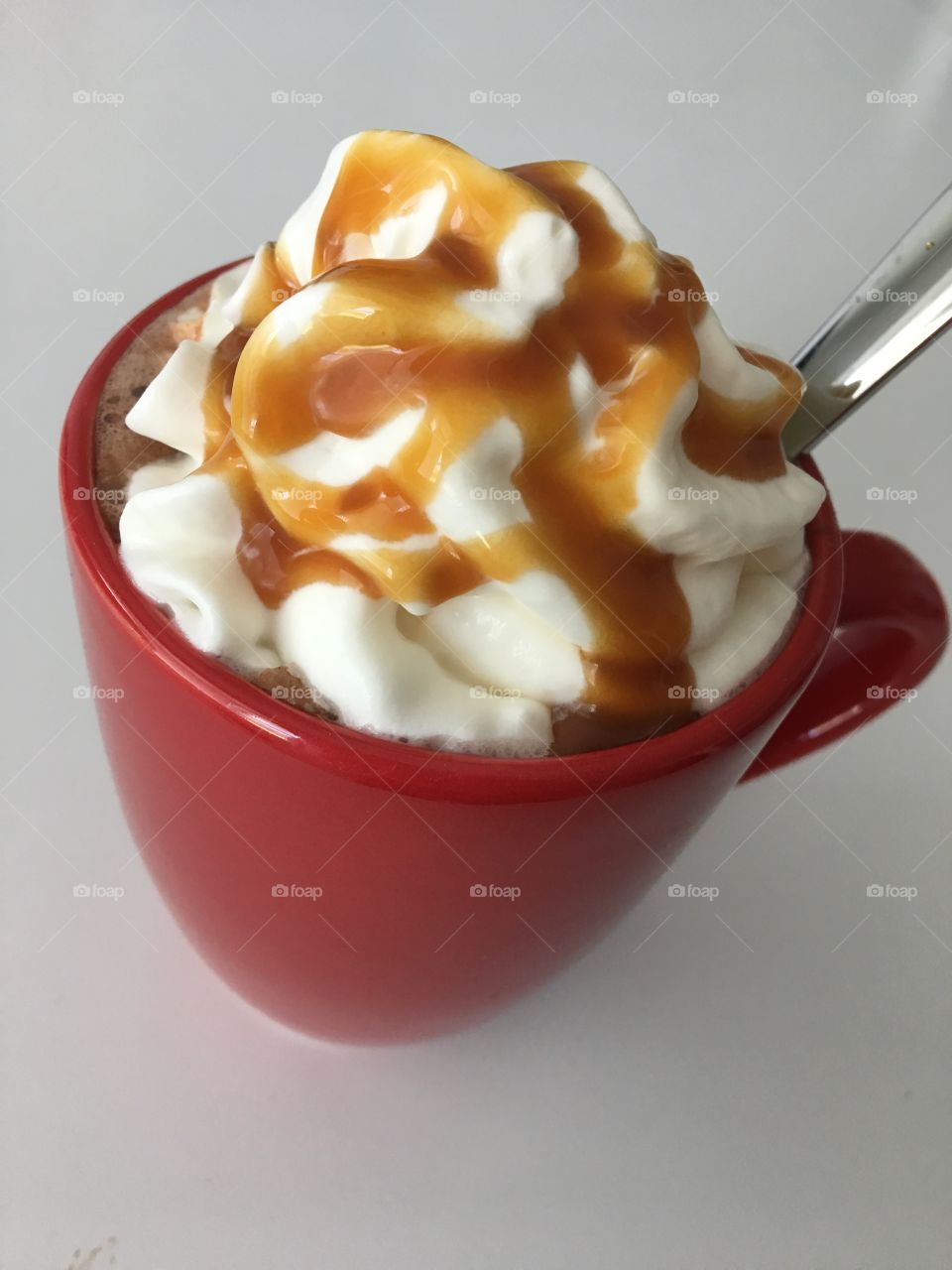 Hot Chocolate with Caramel 