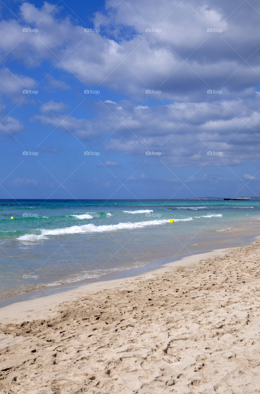 Menorca beach view 