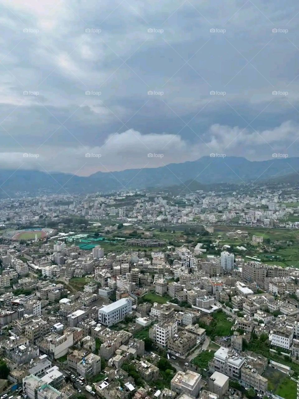 Glory be to God, the magnificent and picturesque view and the natural green trees are a view that is nothing more wonderful than it