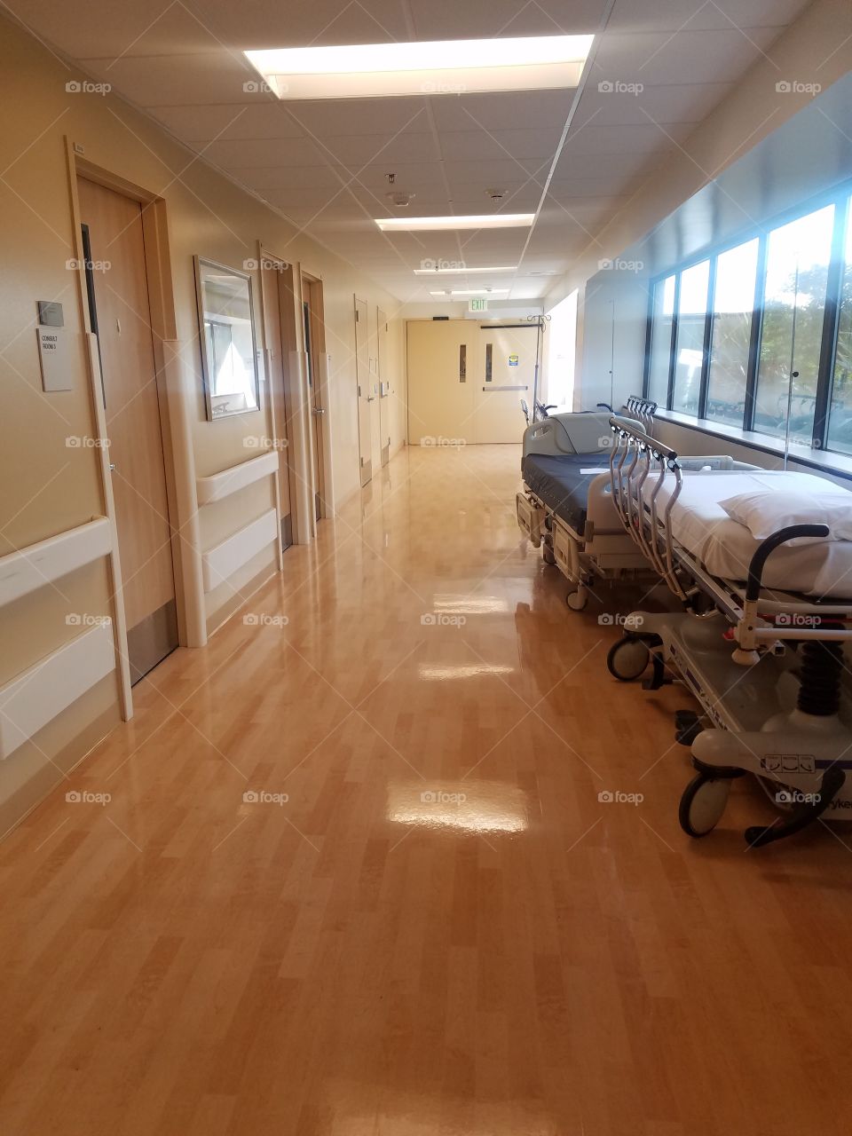 the morgue hallway