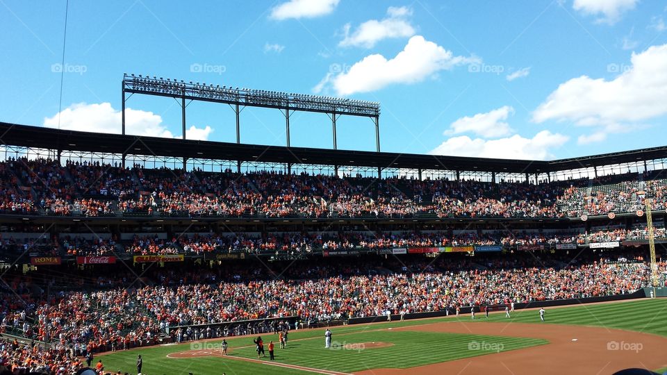 Camden yards in Baltimore Maryland