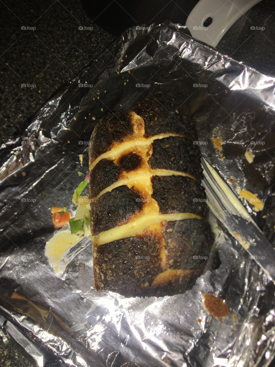 Burnt bread