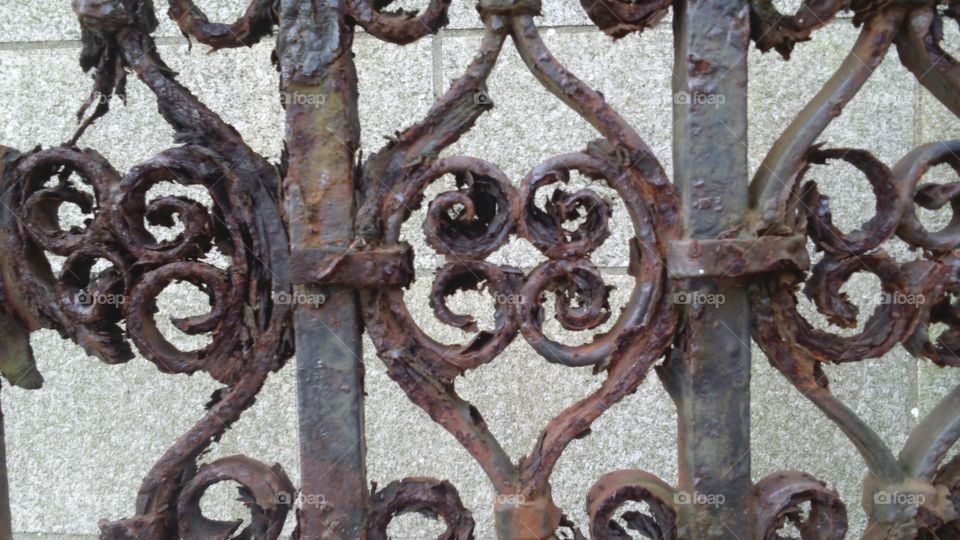 rusty relic of a gate