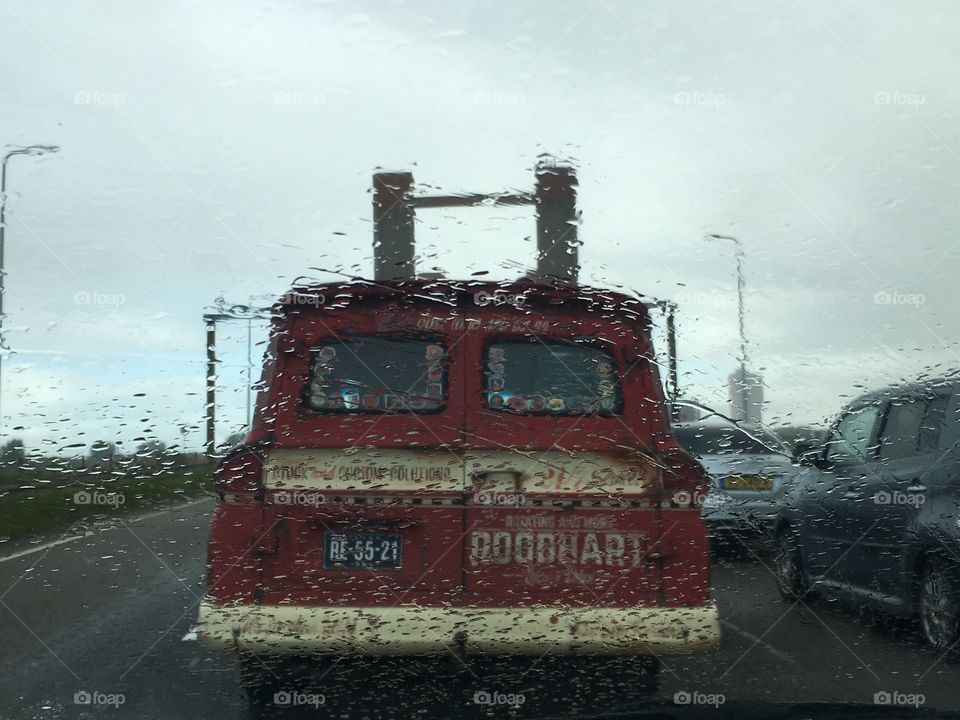 Red American retro thé Netherlands 