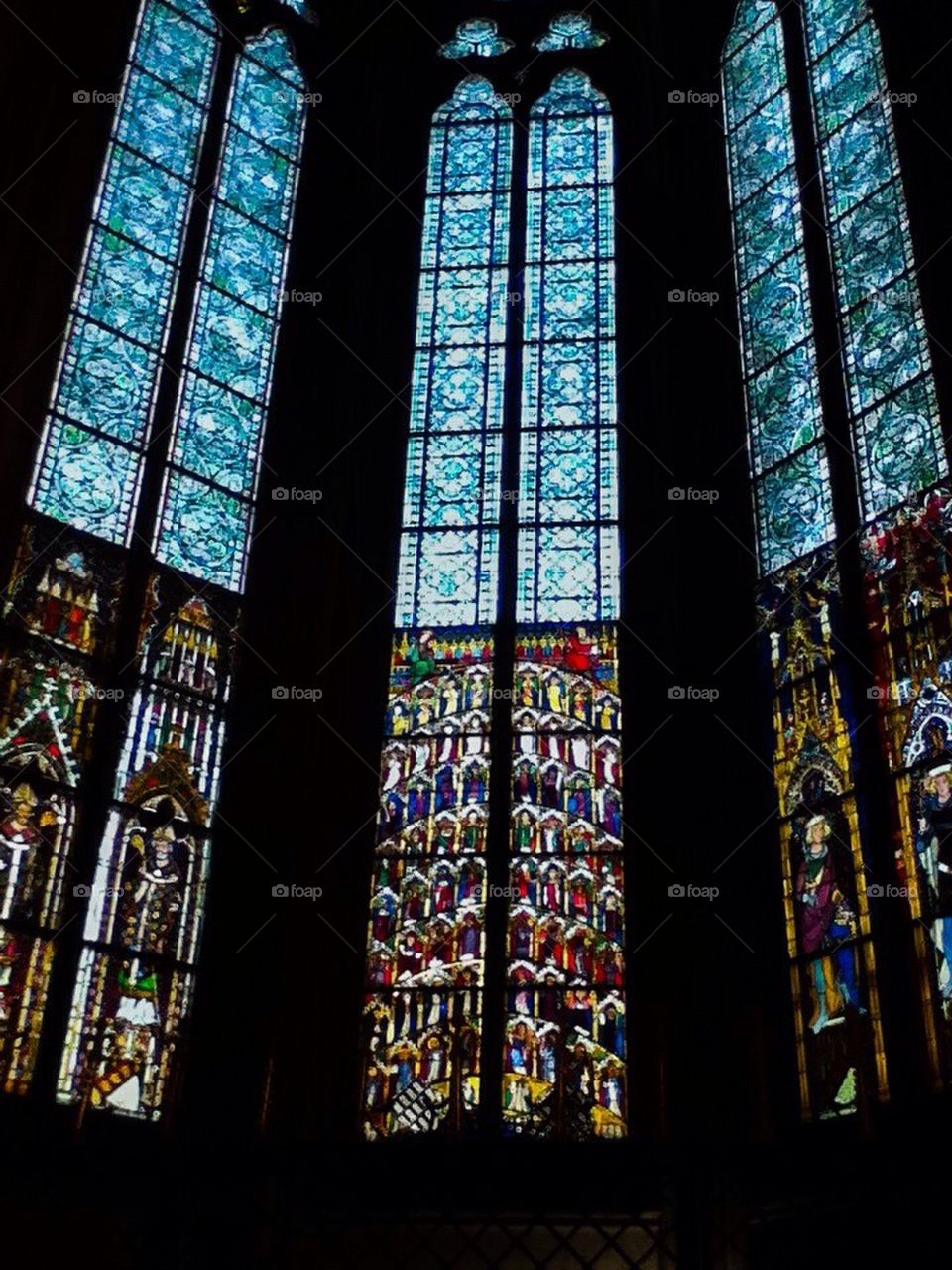 Stained glass windows