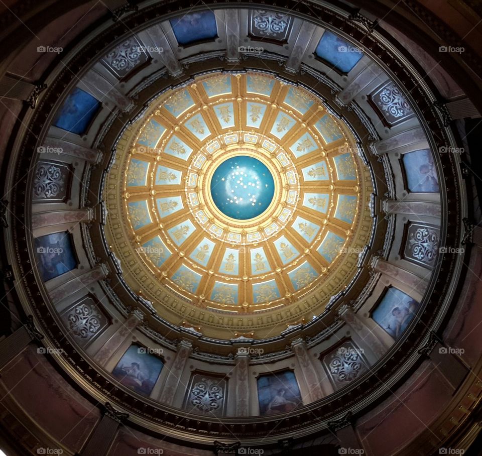 Michigan capitol dome. Michigan capitol dome 