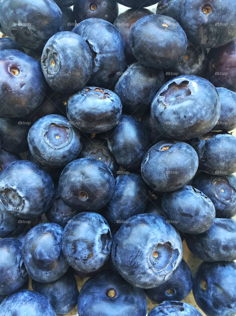 Full frame shot blueberries