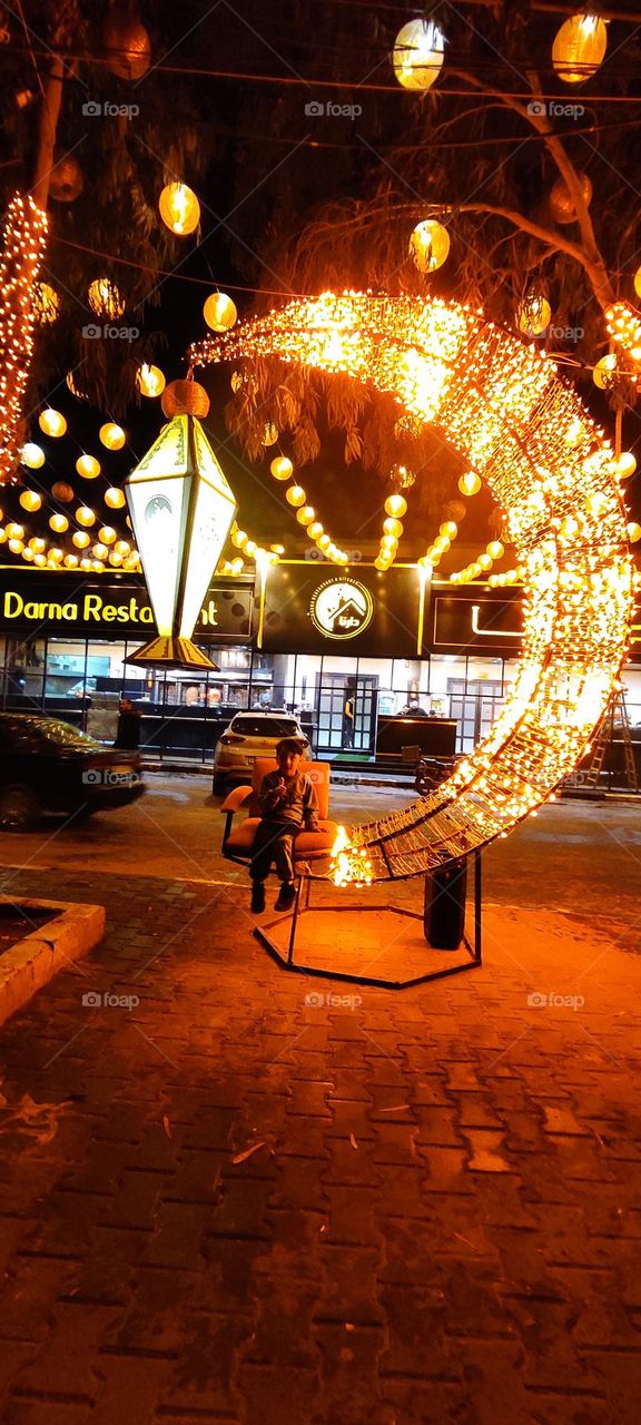 The atmosphere of Ramadan is wonderful with the crescent of Ramadan