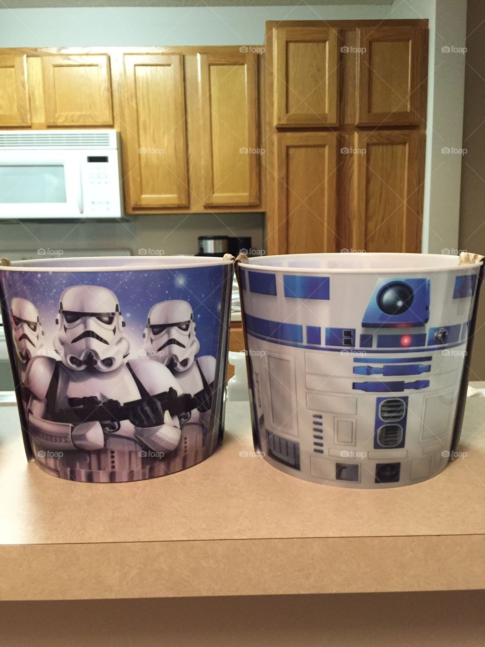 Star Wars popcorn buckets