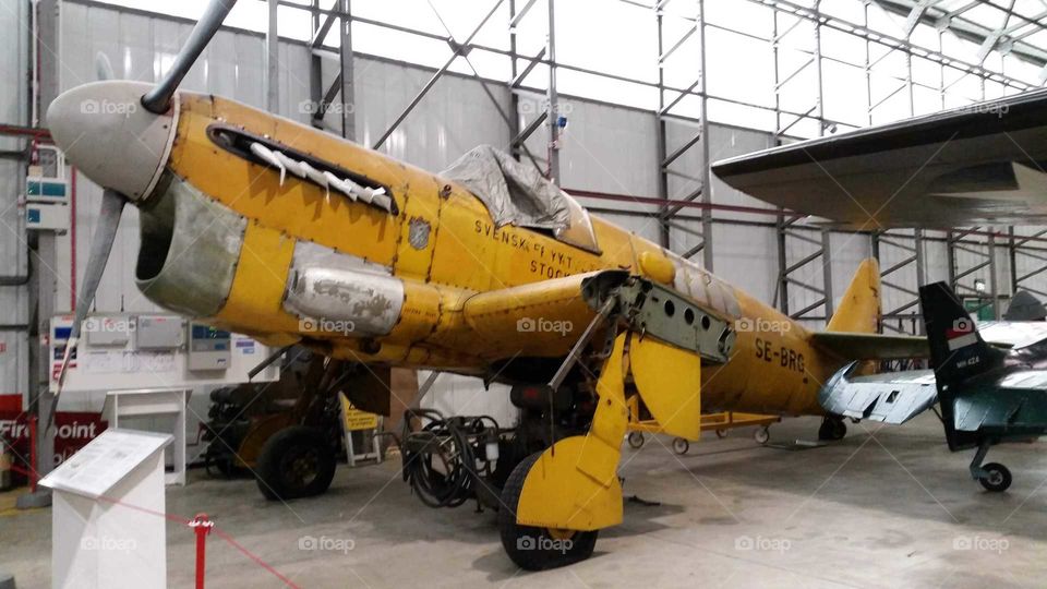 Classic aeroplane restoration