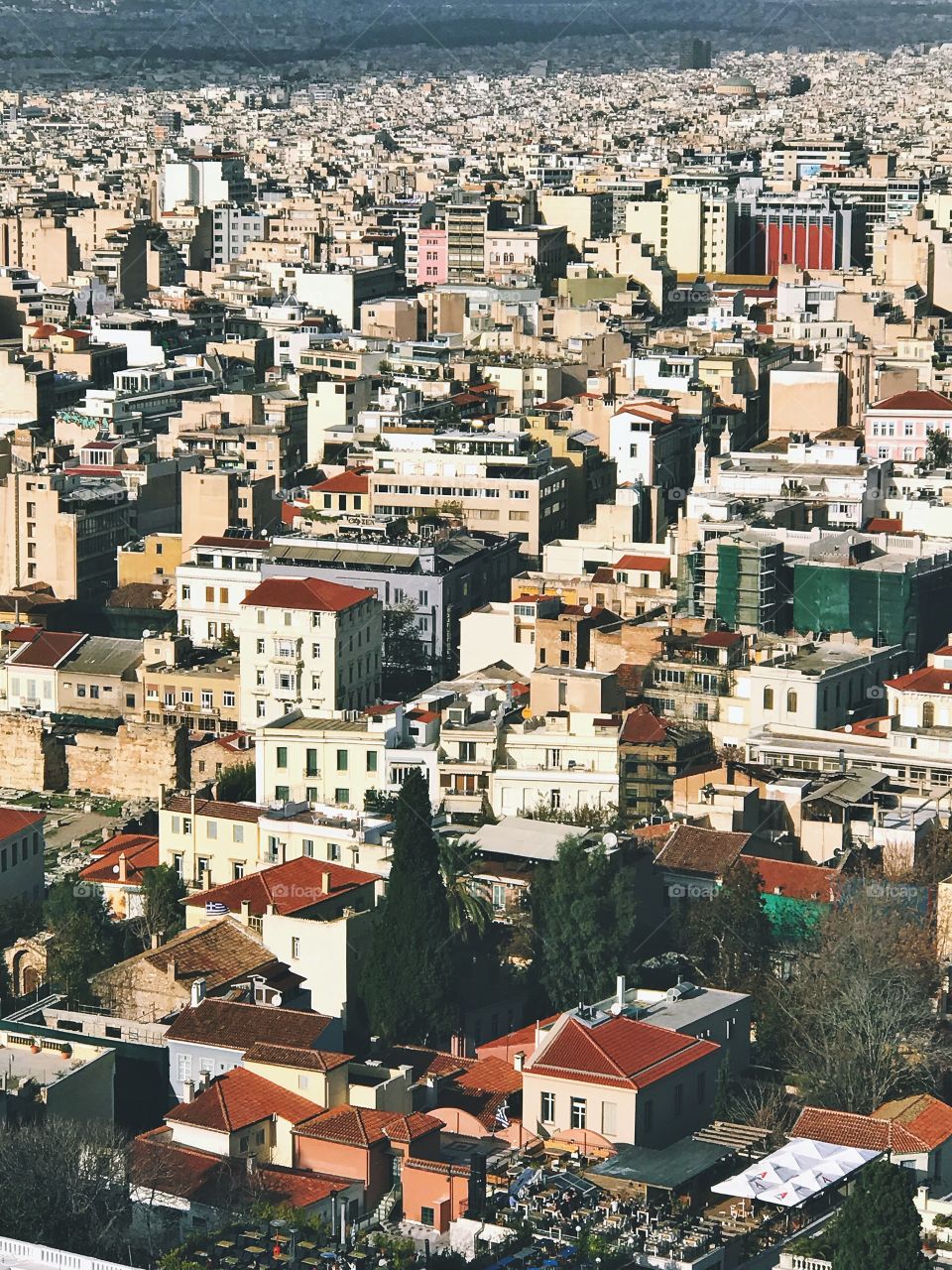 Athens above 
