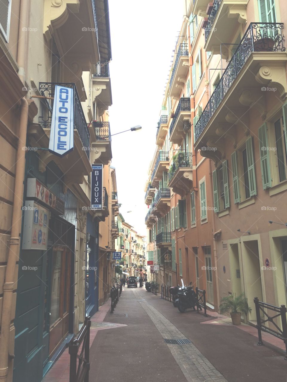 Monte Carlo, Monaco city street 