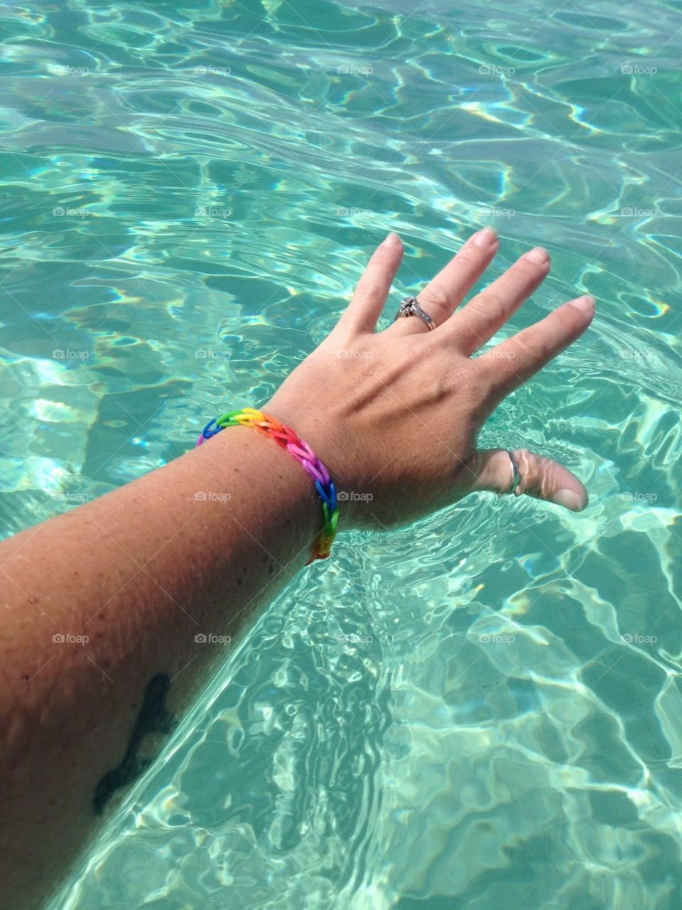 Bracelet made it all the way to the Bahamas !!!
