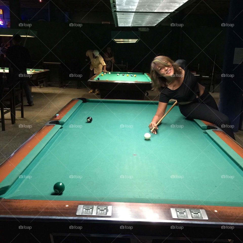 Recreation, Dug Out Pool, Game, Club, Snooker