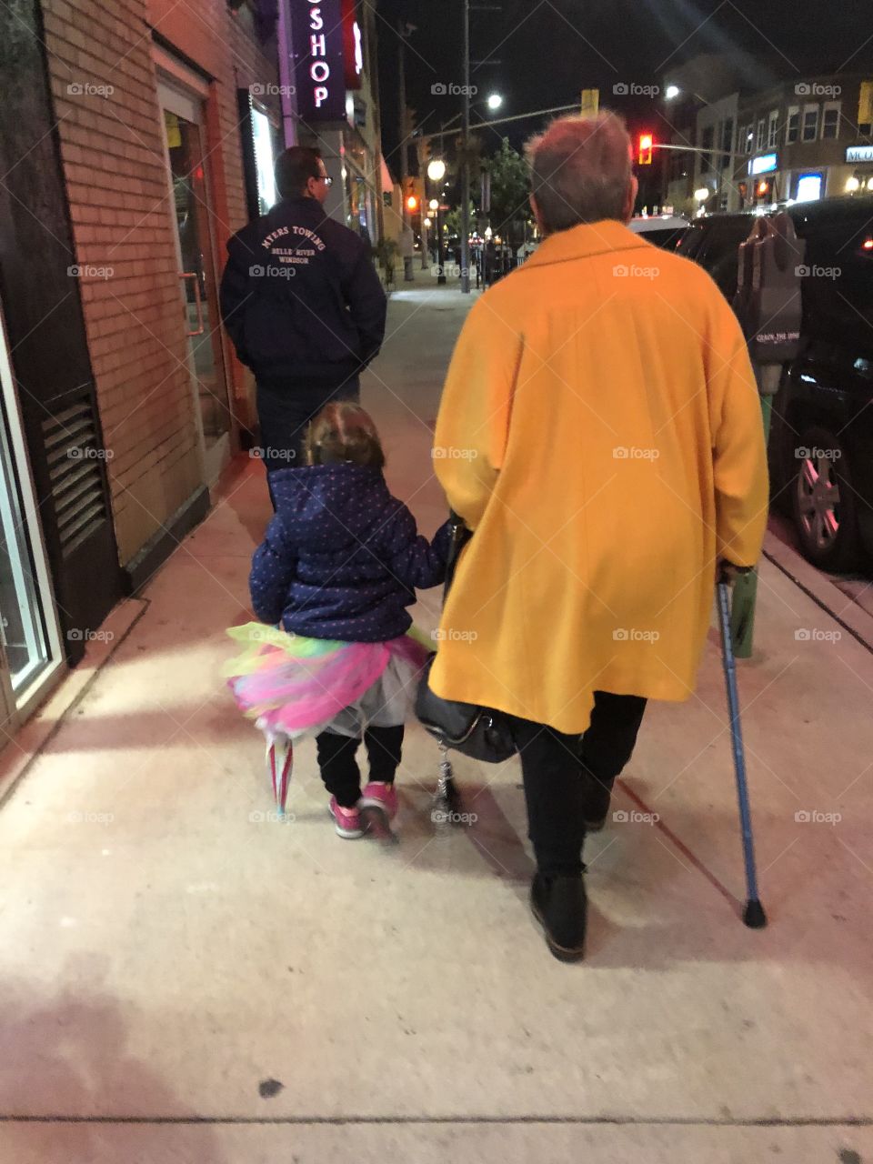 Walking With Great-Grandma!