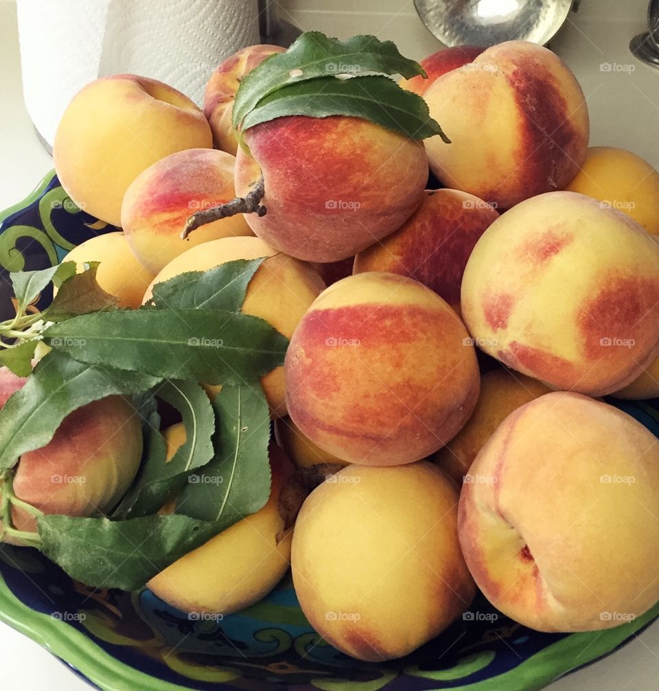 Summer peaches
