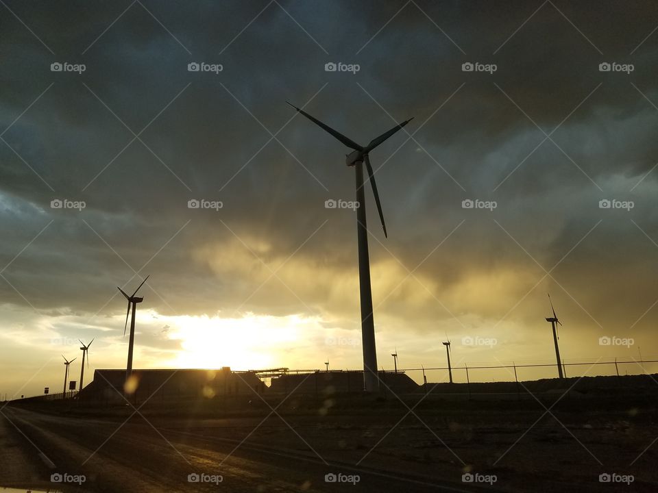 windfarm in Lubbock