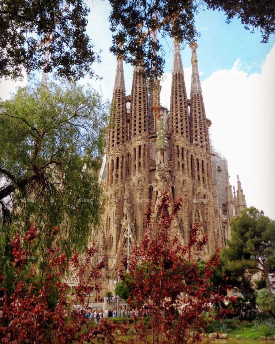 Fairytale landscape. This is the Sagrada Familia church in Barcelona. I took this picture two years ago, in my first trip alone. Beautiful, isn’t it?