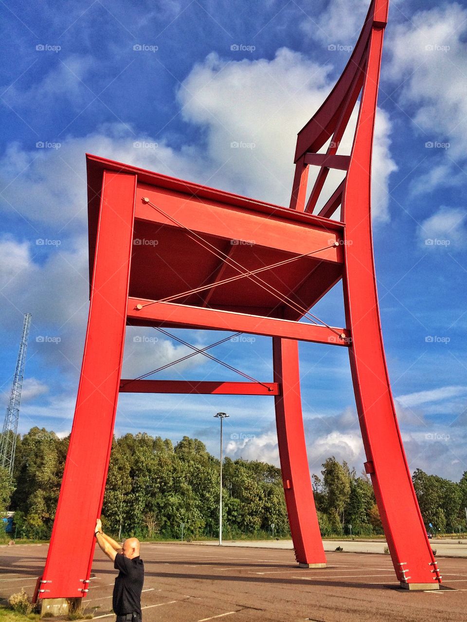 Hold on to the chair