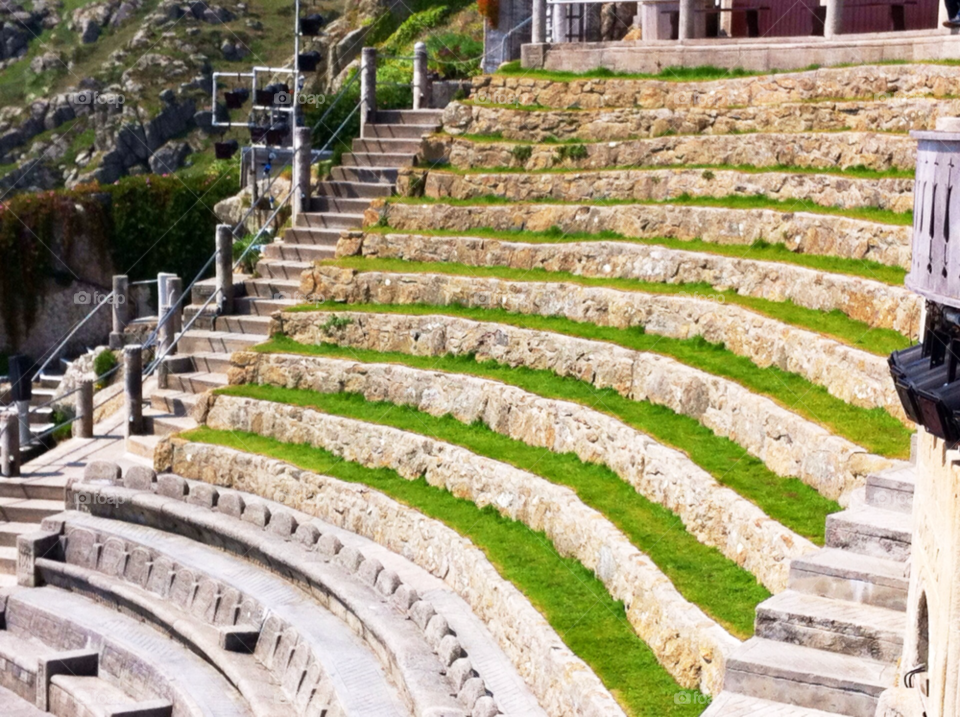 the minack theatre cornwall. (An open air theatre) by judgefunkymunky
