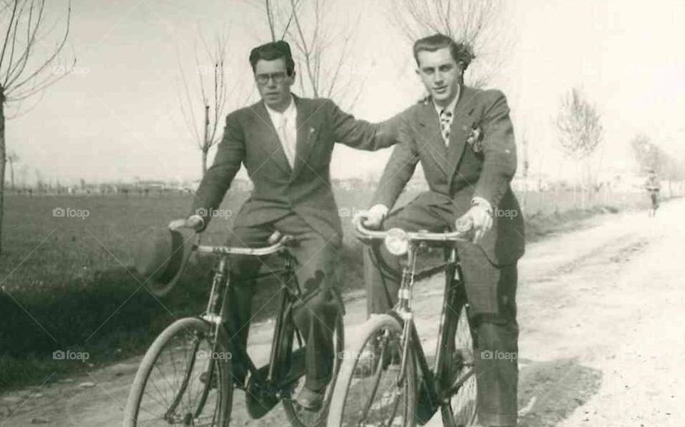 men in bikes