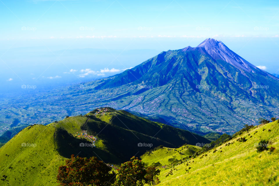 Mount Merbabu is located in Central Java, Indonesia