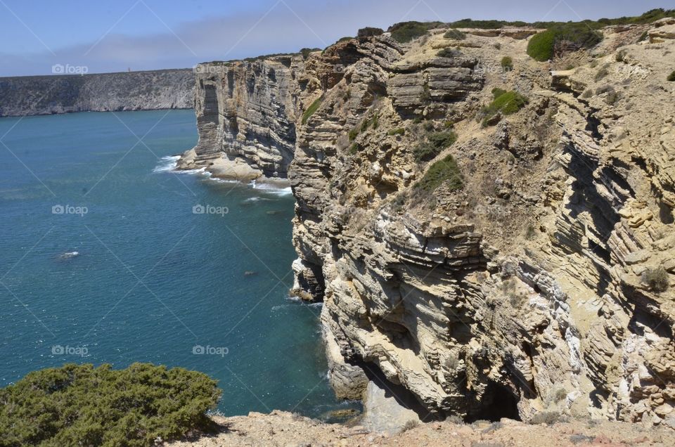 Cliffs cap Saint vincent 