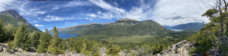 Panorámica lago Gutiérrez 