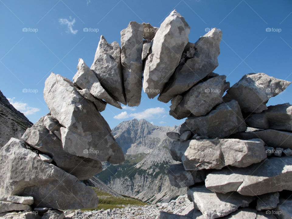 stones mountains view vista by shotmaker